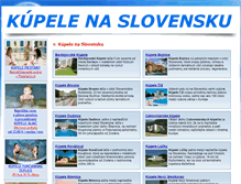 Tablet Screenshot of kupele.org